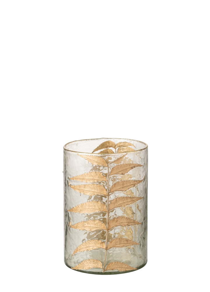 GOLD LEAF VASE / S