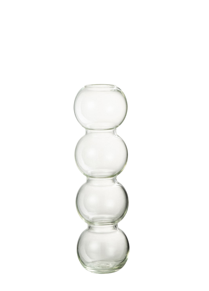 TRANSPARENT BALLOON VASE / L