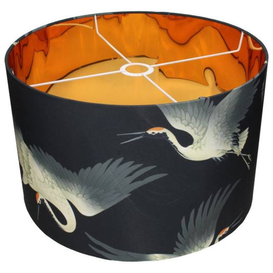 BIRD PATTERNED LAMP SHADE