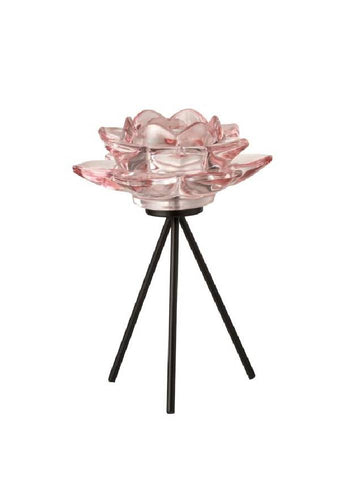 FLOWER SHAPED T-LIGHT PINK / M 