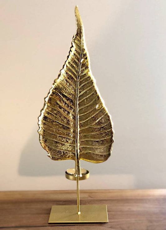 LEAF T-LIGHT / GOLD